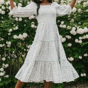 Ivy City Blue Madeline midi length